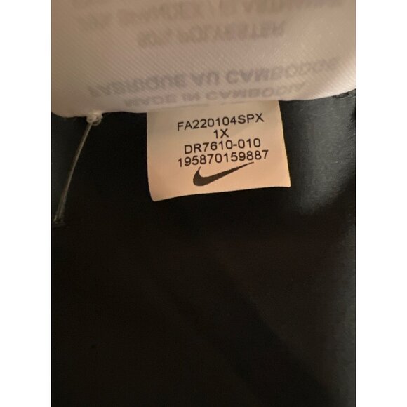 Nike Dri-Fit Women's Pants 7/8 Running Activewear Black Pockets Plus Size 1X NEW - Picture 12 of 13